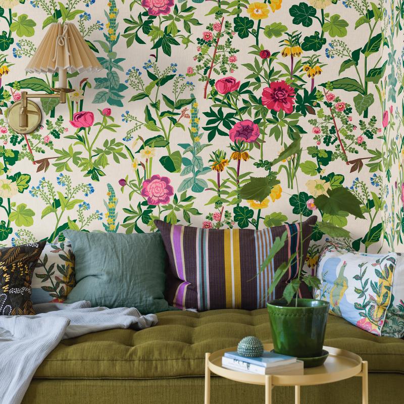 Gocken Jobs Sommar Off White Tapet - Tidligere Designklassiker