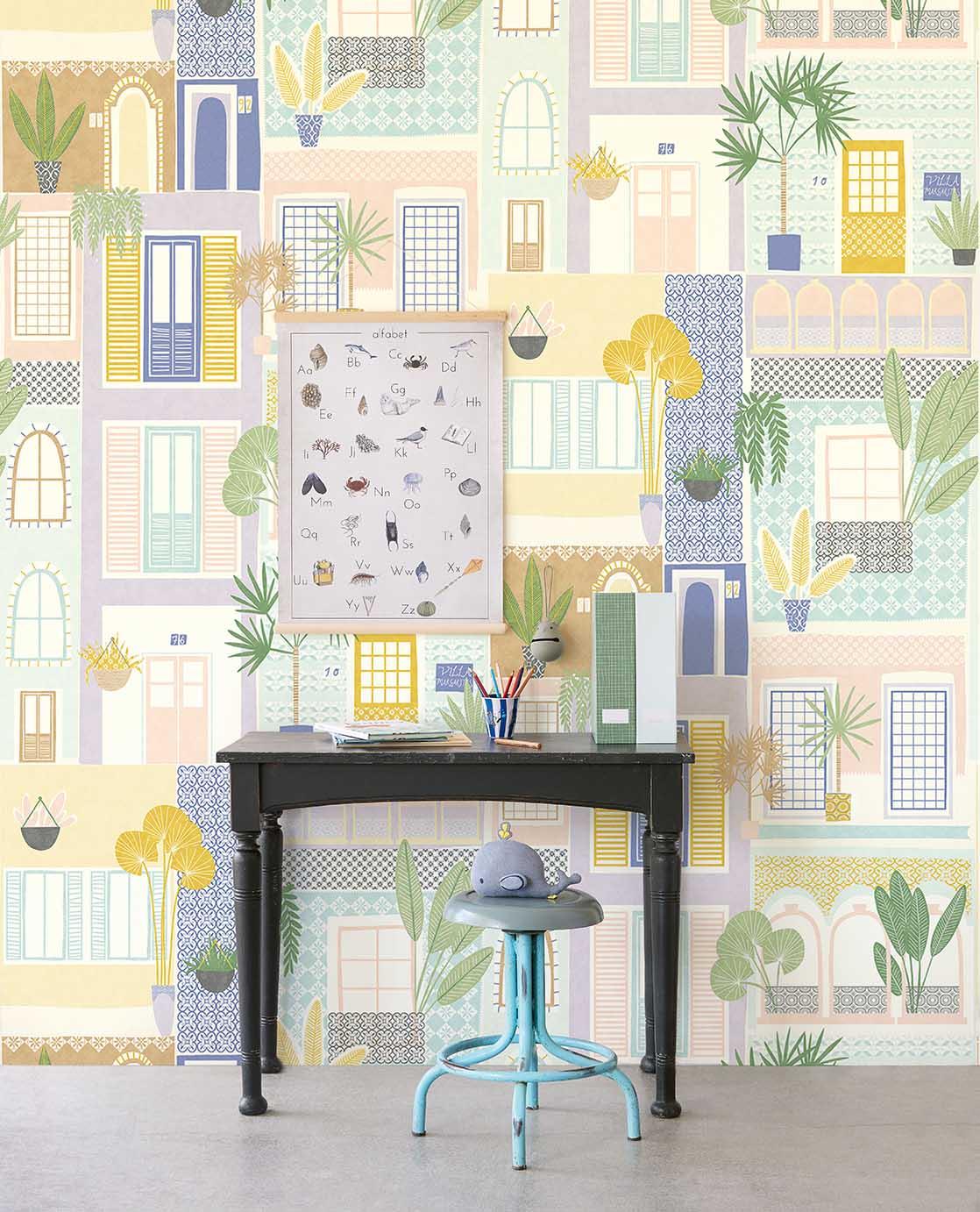 Doll House Wide Multi - Eijffinger Tapet  - 8715518231076
