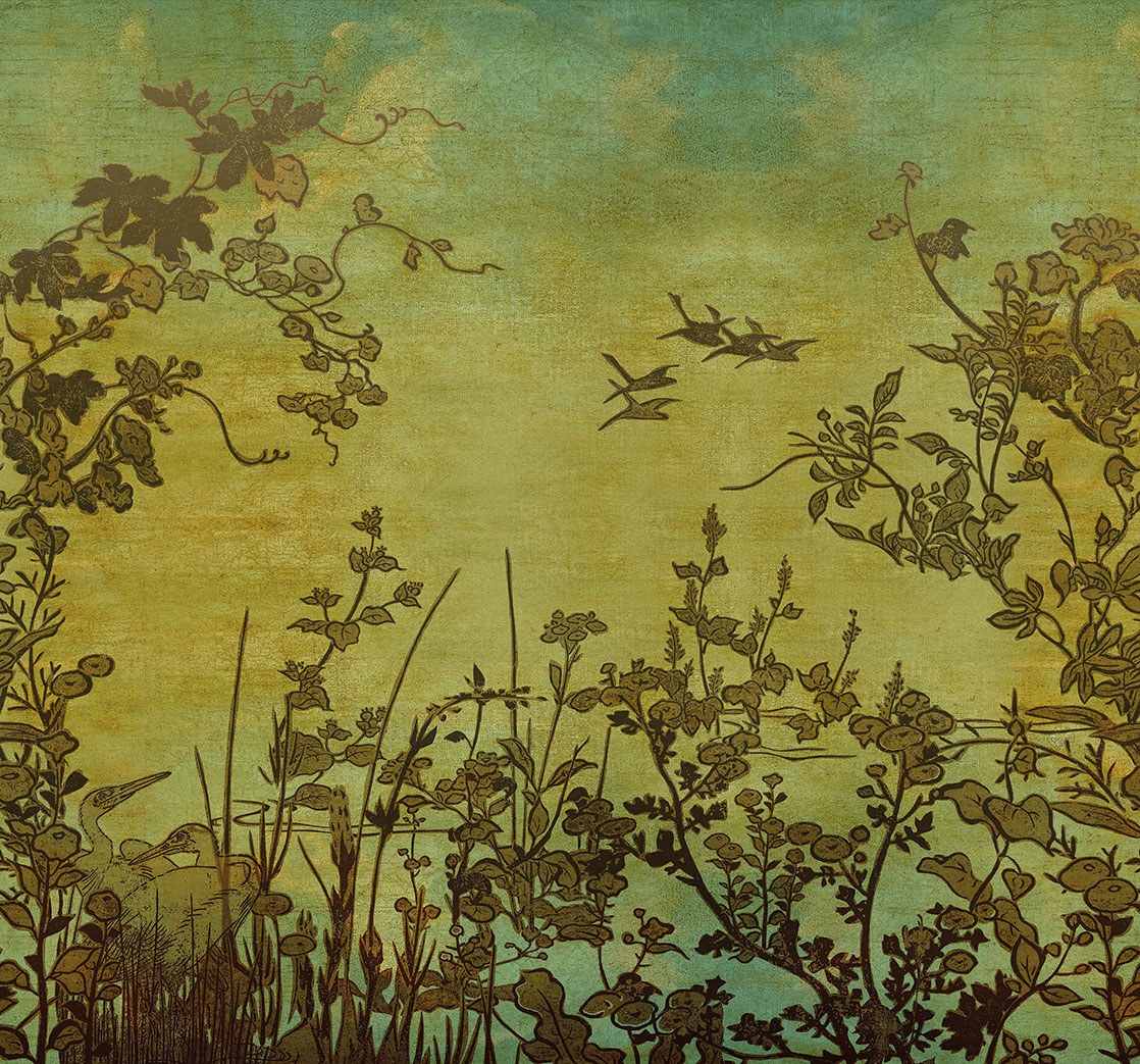 Grøn Longings Green - Eijffinger Tapet  - 8715518334708