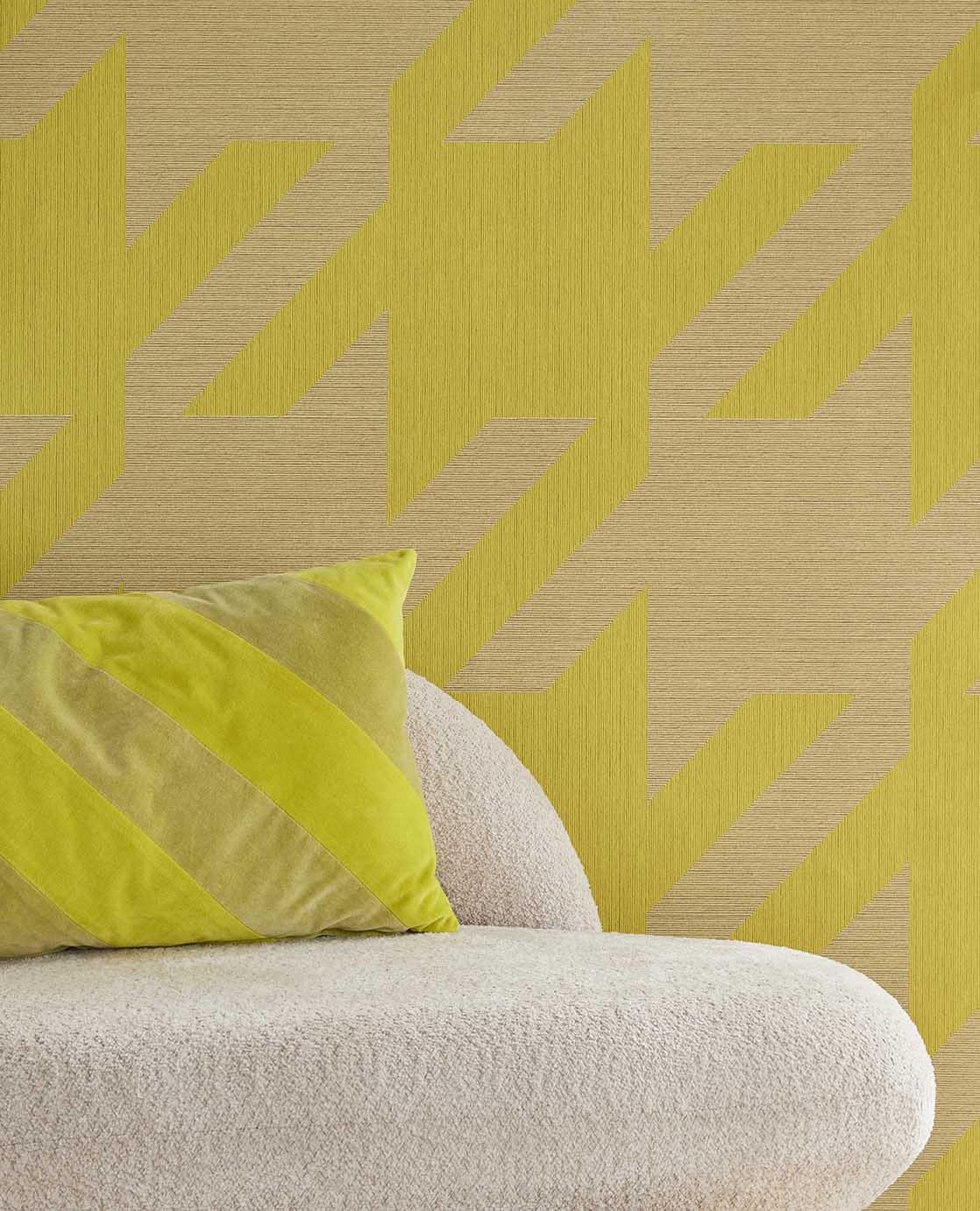 Check Twigh Sunny Beige - Eijffinger Tapet  - 8715518336740