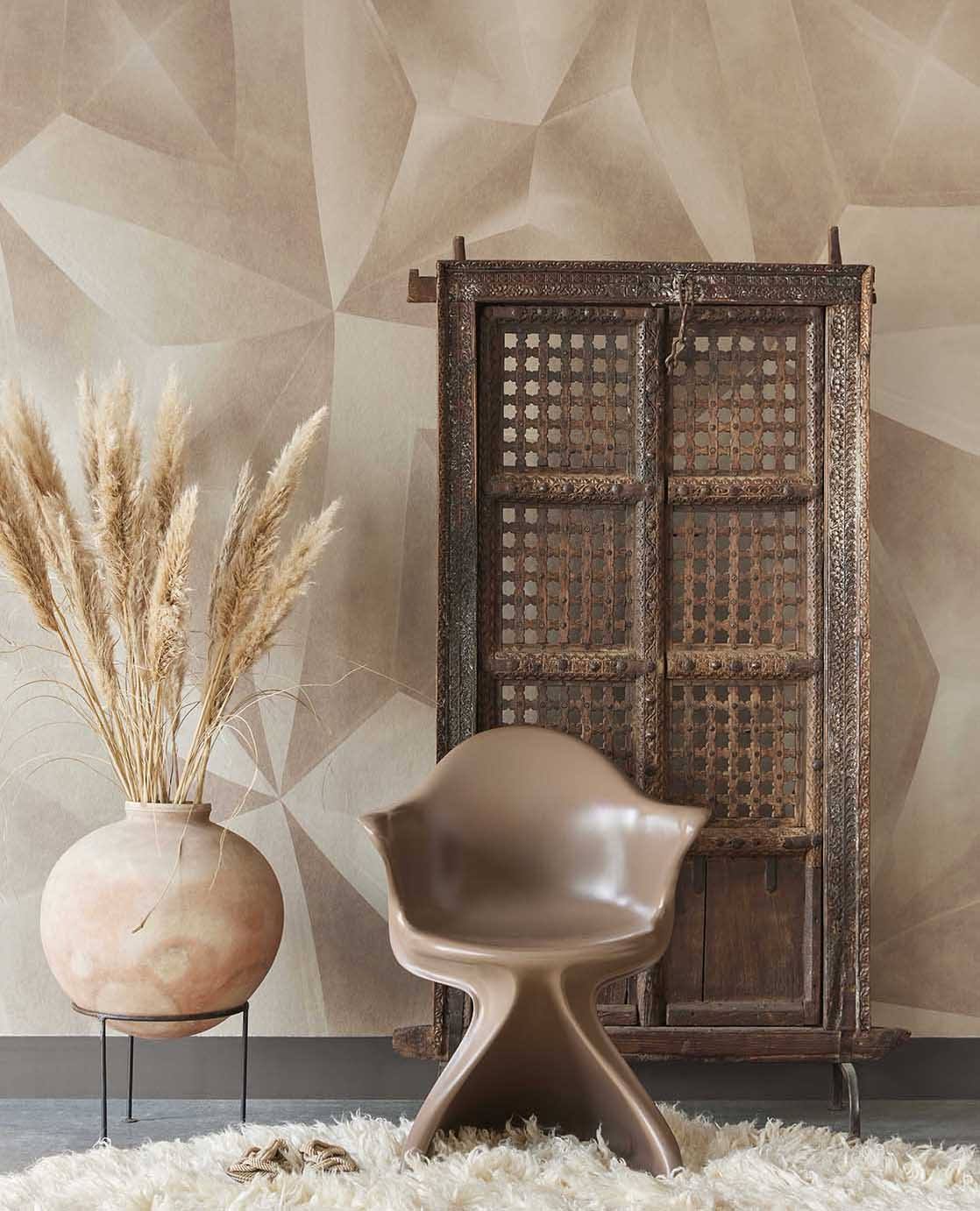Starry Wide Taupe - Eijffinger Tapet  - 8715518401868