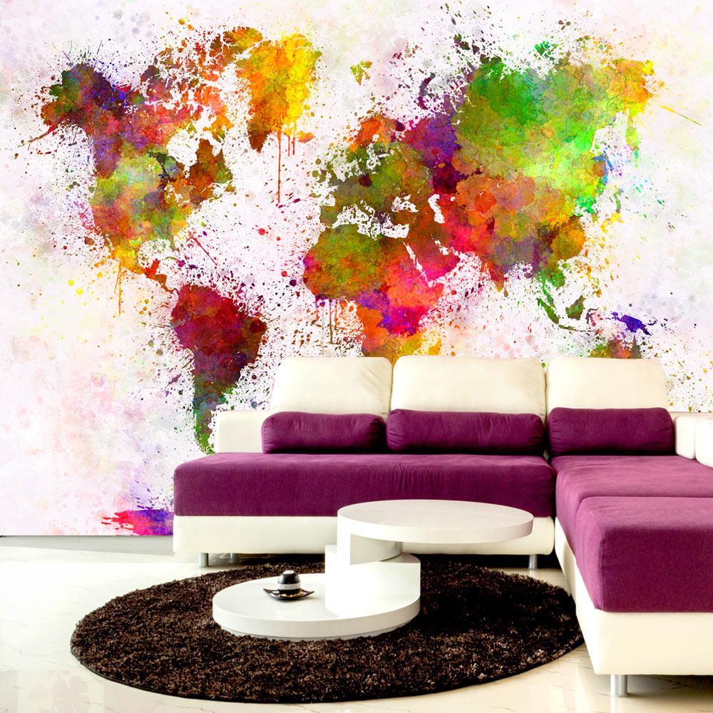 Fototapet Dyed World 450 315 Premium - Tapet  - 5905151839682