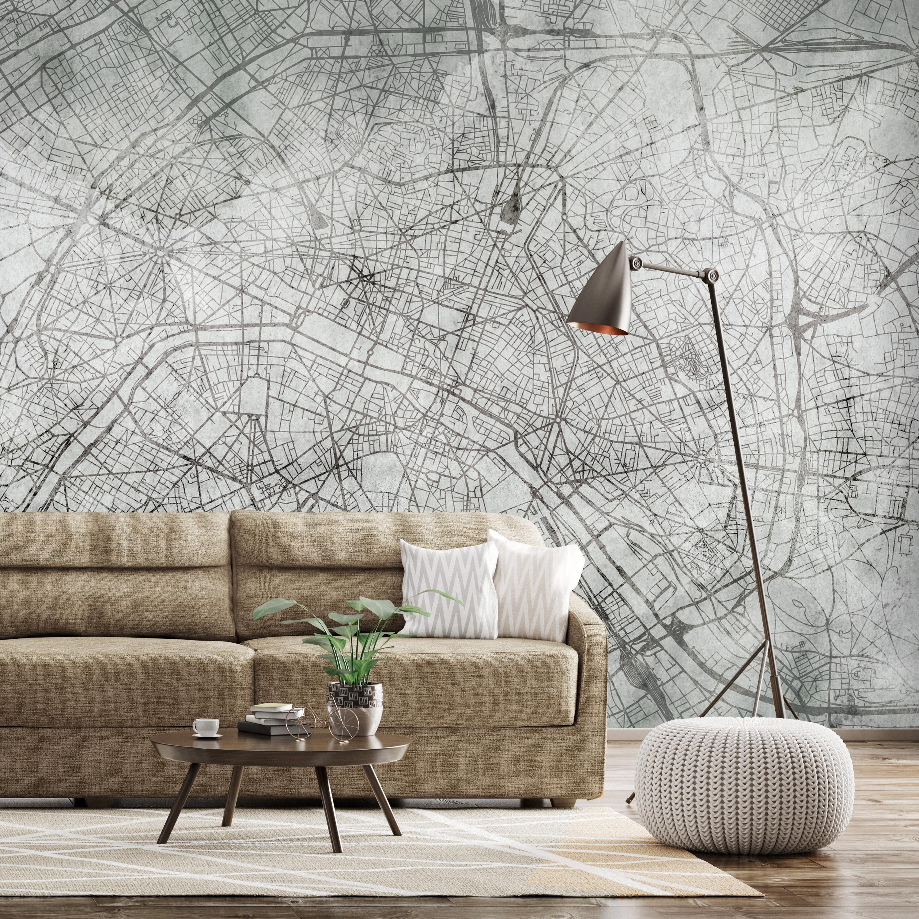 Fototapet Parisian Fresco 450 315 Premium - Tapet  - 5905151840879