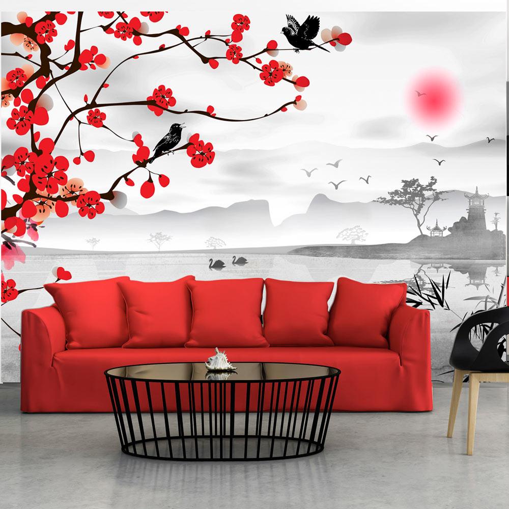 Fototapet Japanese Garden 400 280 Premium - Boligcenter Tapet  - 5905151712671
