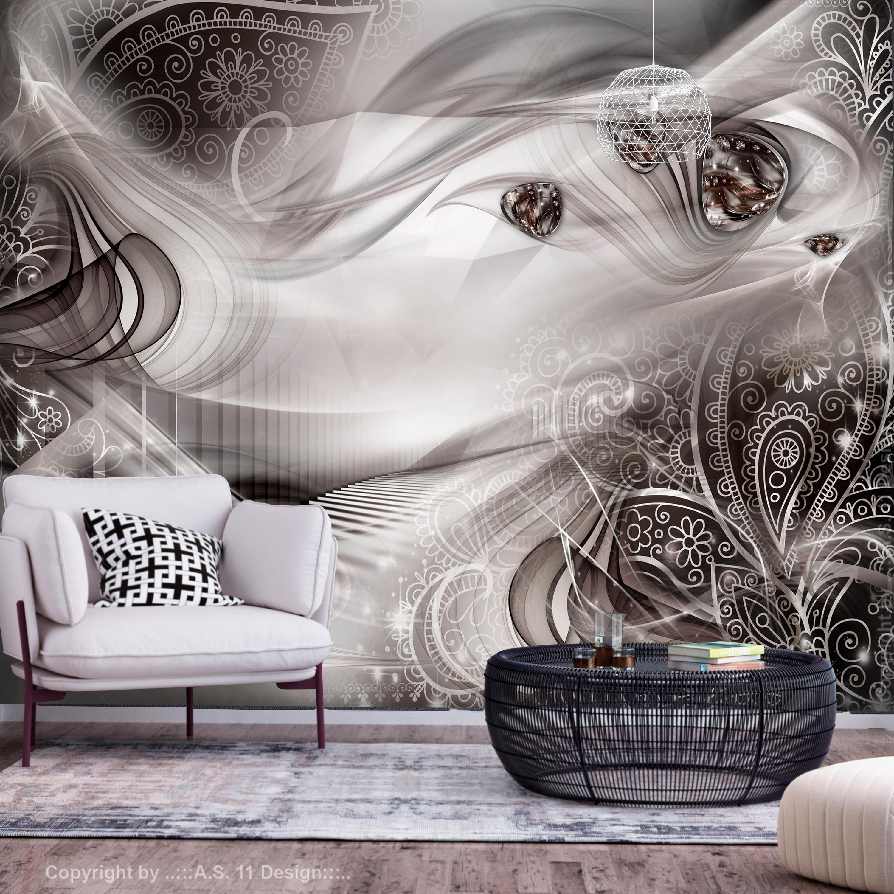 Fototapet Autumn Evenings Grey 300 210 Premium - Boligcenter Tapet  - 5905151710950