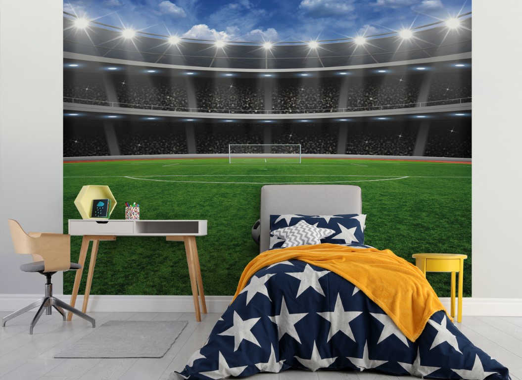 Fodbold Tapet 243 305 - Walltastic Tapet  - 5060107046702