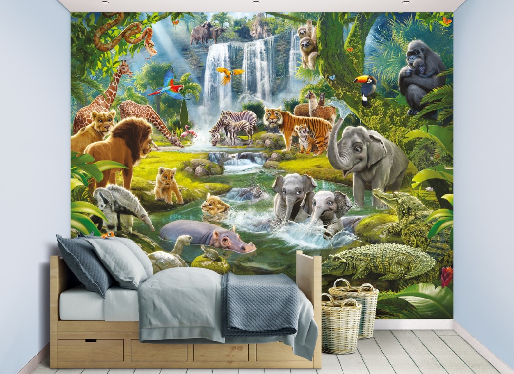 Jungle Eventyr Tapet 243 305 - Walltastic Tapet  - 5060107046481