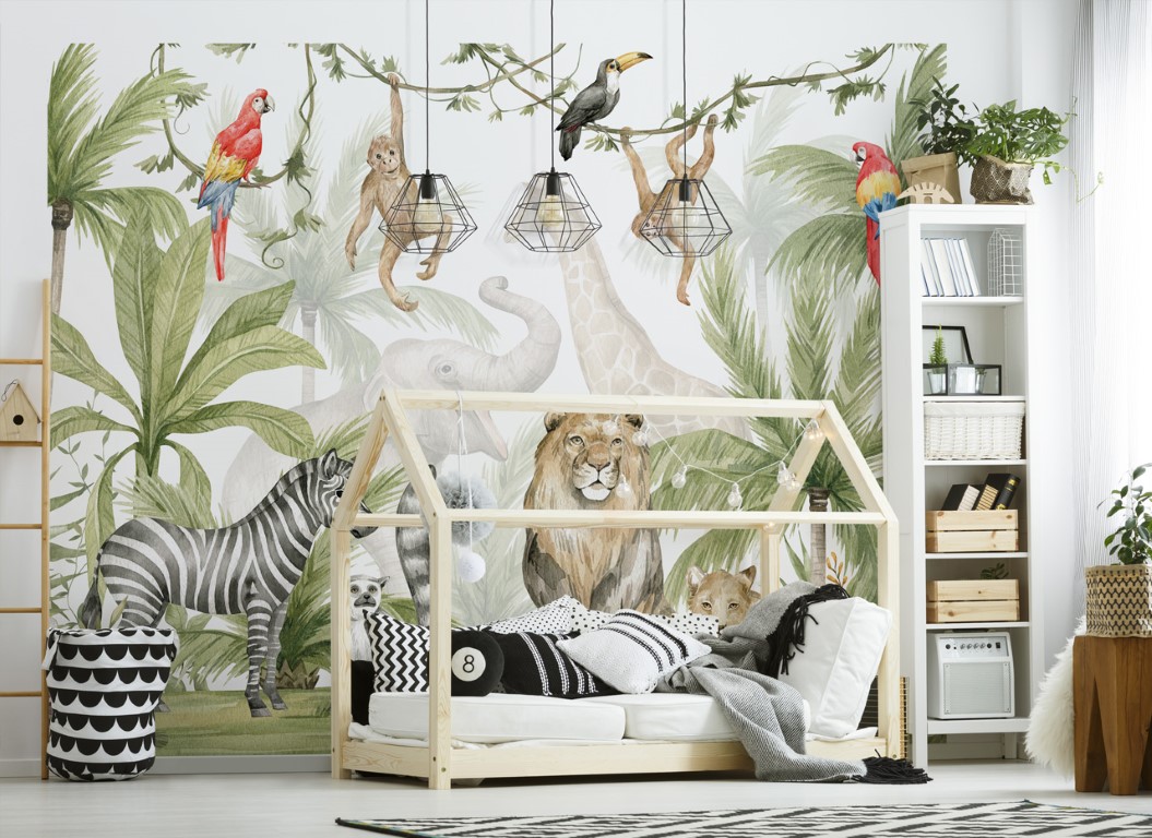 Jungle Safari Tapet 243 305 - Walltastic Tapet  - 5060107046719