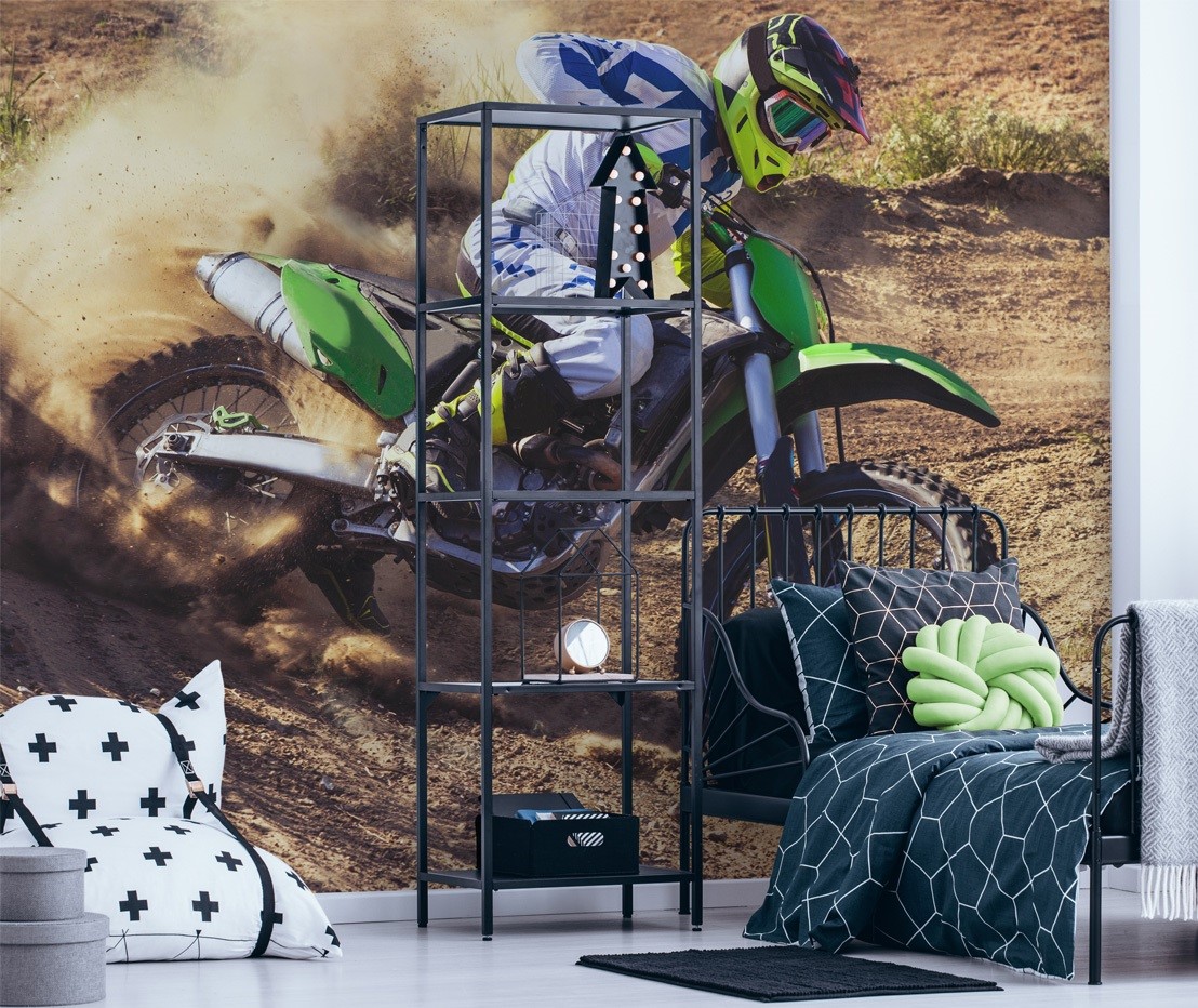 Motocross Tapet 243 203 - Walltastic Tapet  - 5060107047006