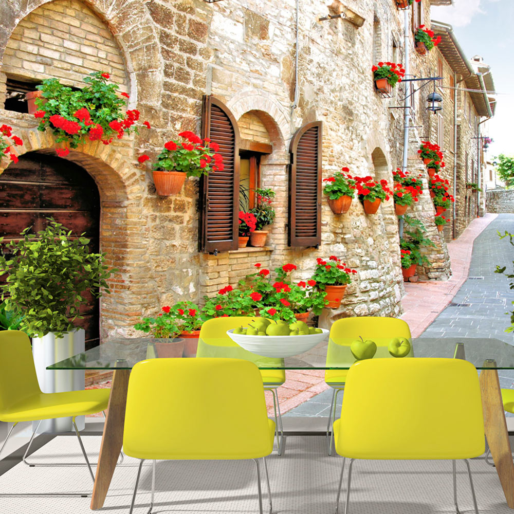 Artgeist Fototapet Italian Province Italiensk Gade 350x245 - Artgeist Tapet  - 5903143977060