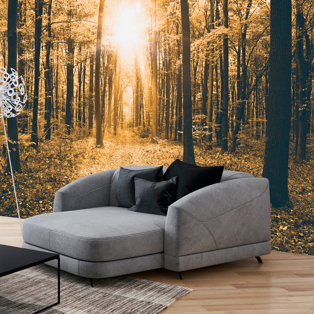 Artgeist Fototapet Magical Light Skov Gule Toner Med Flere Størrelser 200x140 - Artgeist Tapet  - 5903301914210