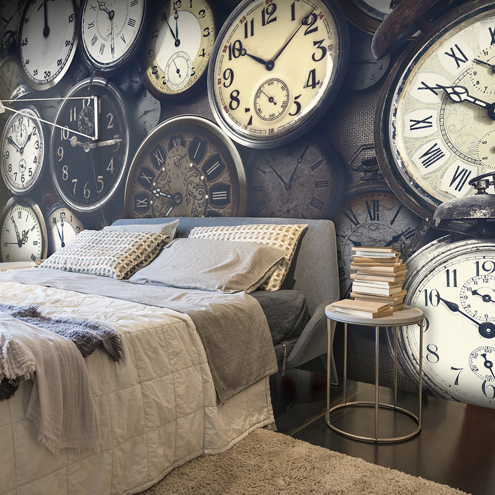 Artgeist Fototapet Chronometers Gamle Retro Ure Flere Størresler 350x245 - Artgeist Tapet  - 5903301921850
