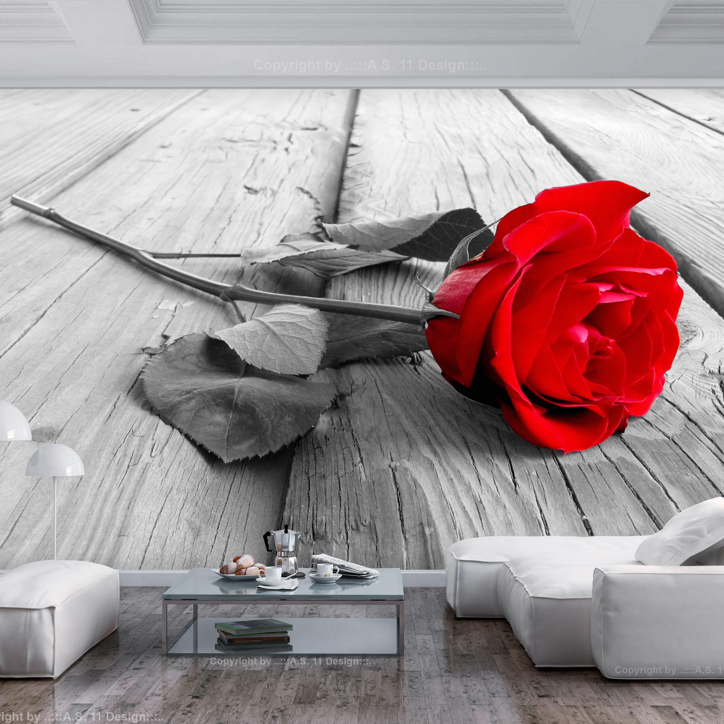Fototapet Abandoned Rose 300 210 Premium - Boligcenter Tapet  - 5905151748205