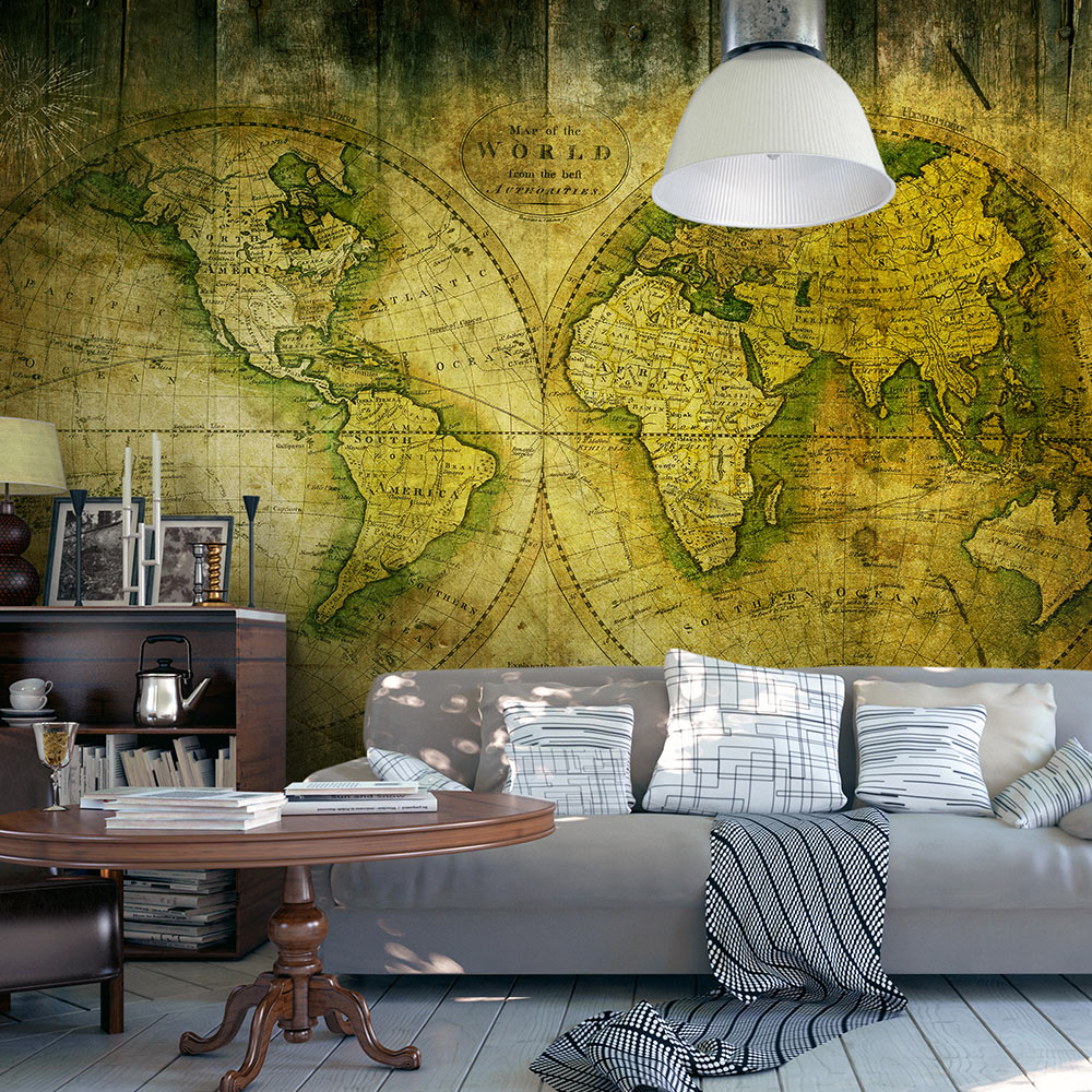 Artgeist Fototapet Journey Through The Old World Vintage Verdenskort Flere Størrelser 300x210 - Artgeist Tapet  - 5903301923175